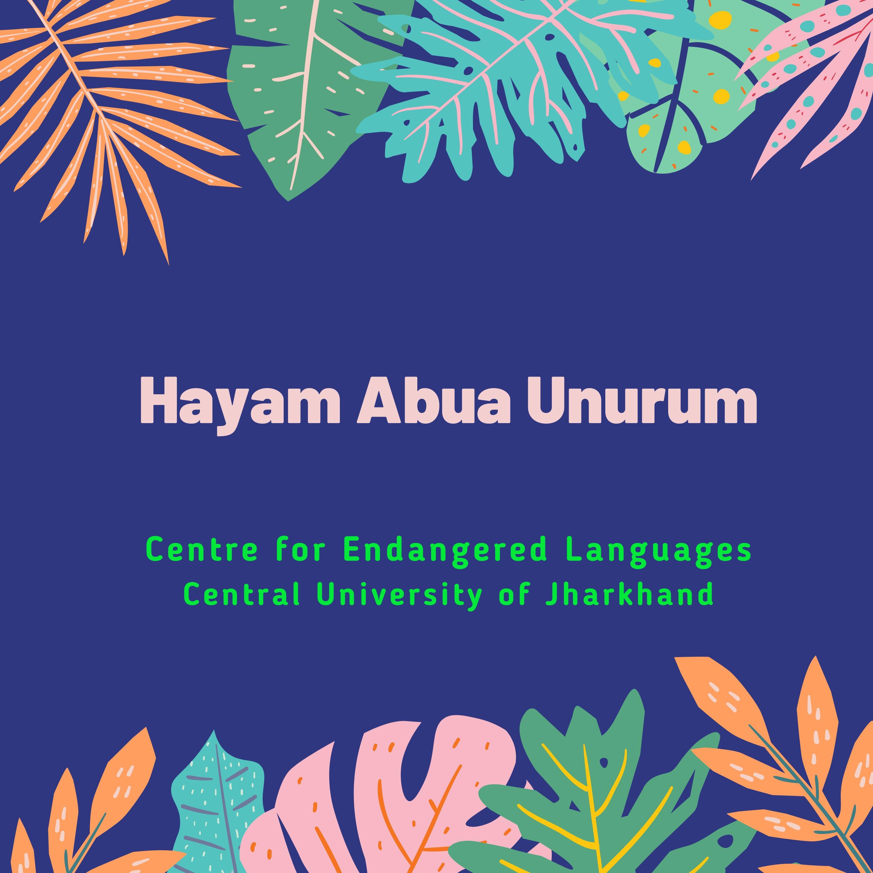 Hayam Abua Unurum