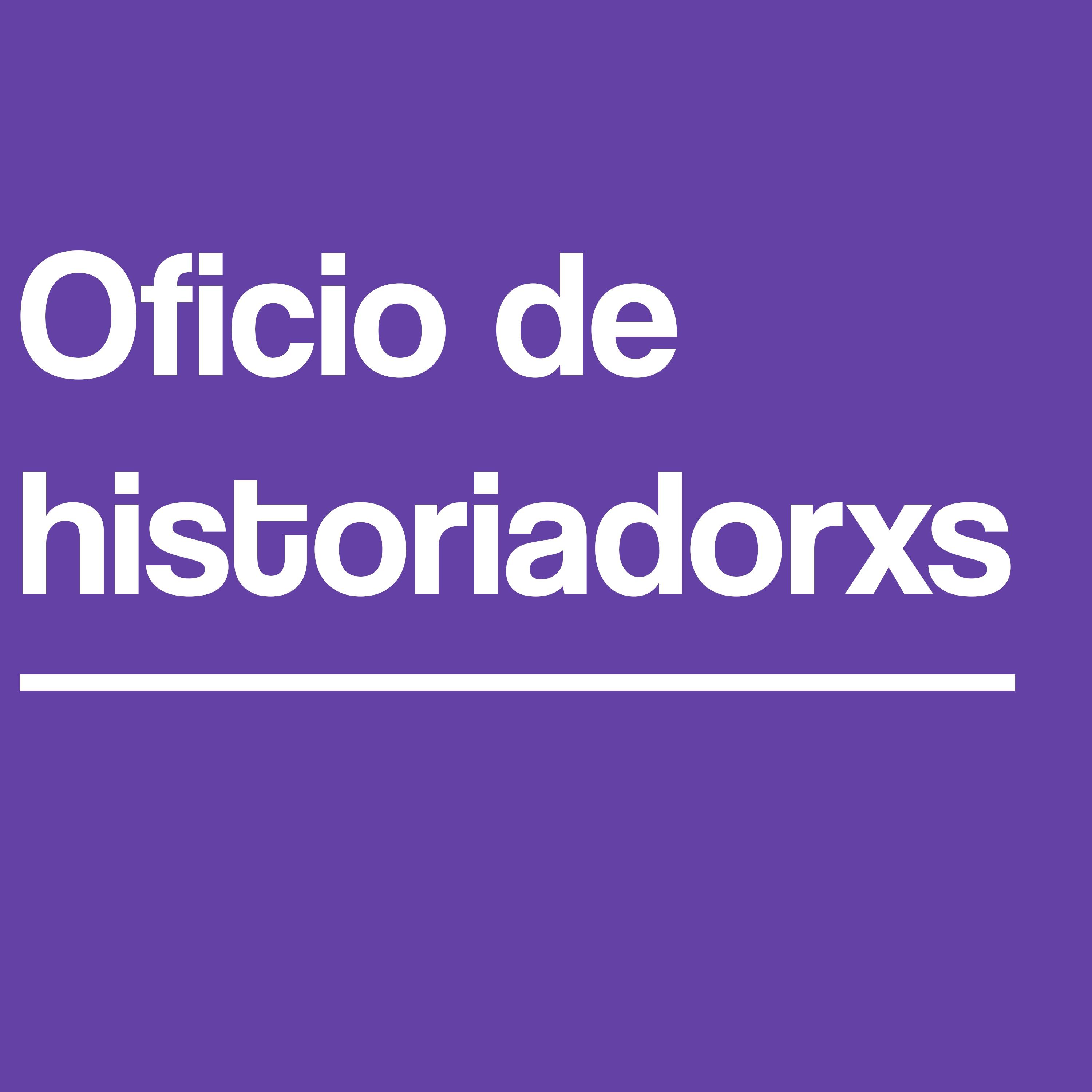 Oficio de historiadores