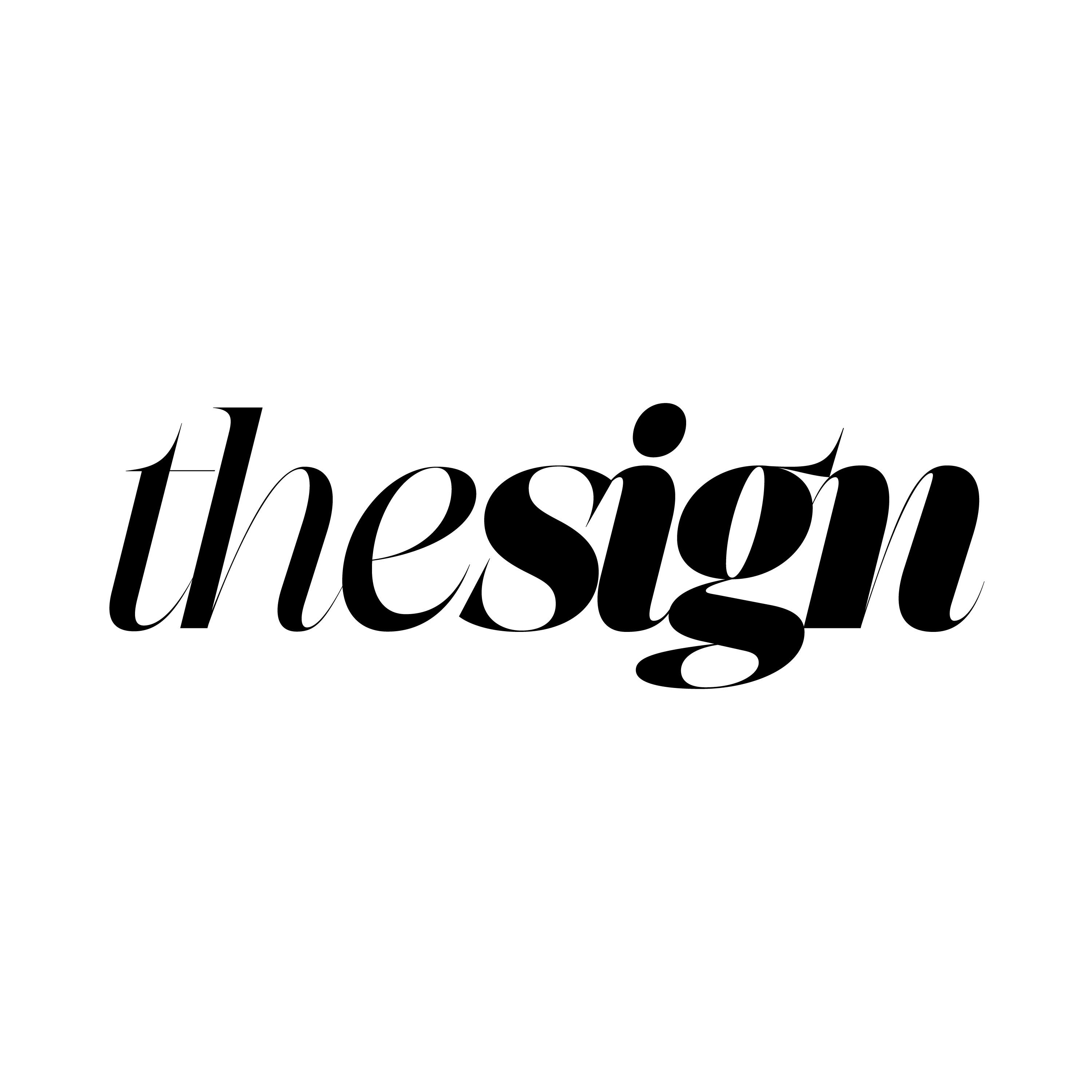 thesign - sobre design