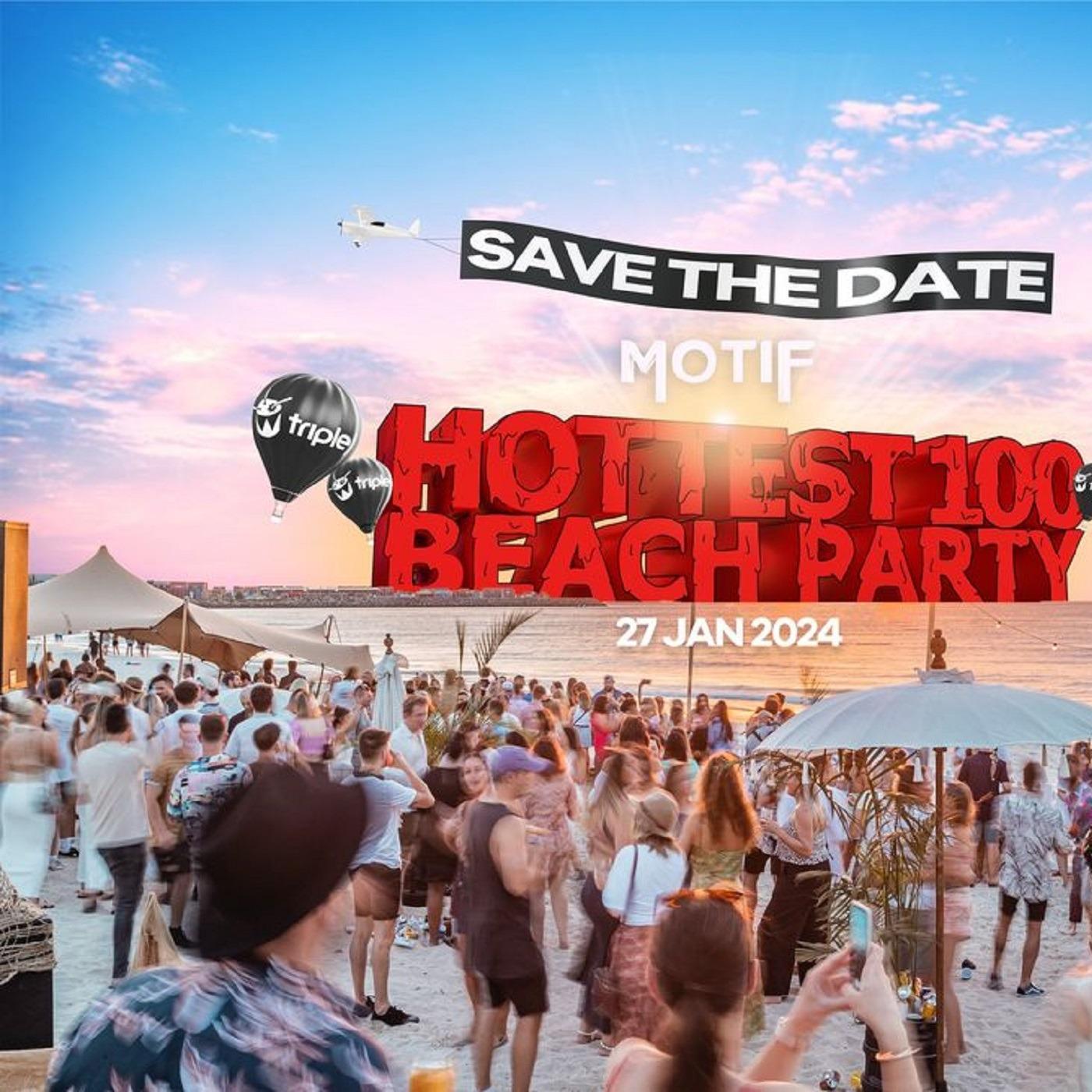 Motif Hottest 100 Beach Party 2024 RedCircle