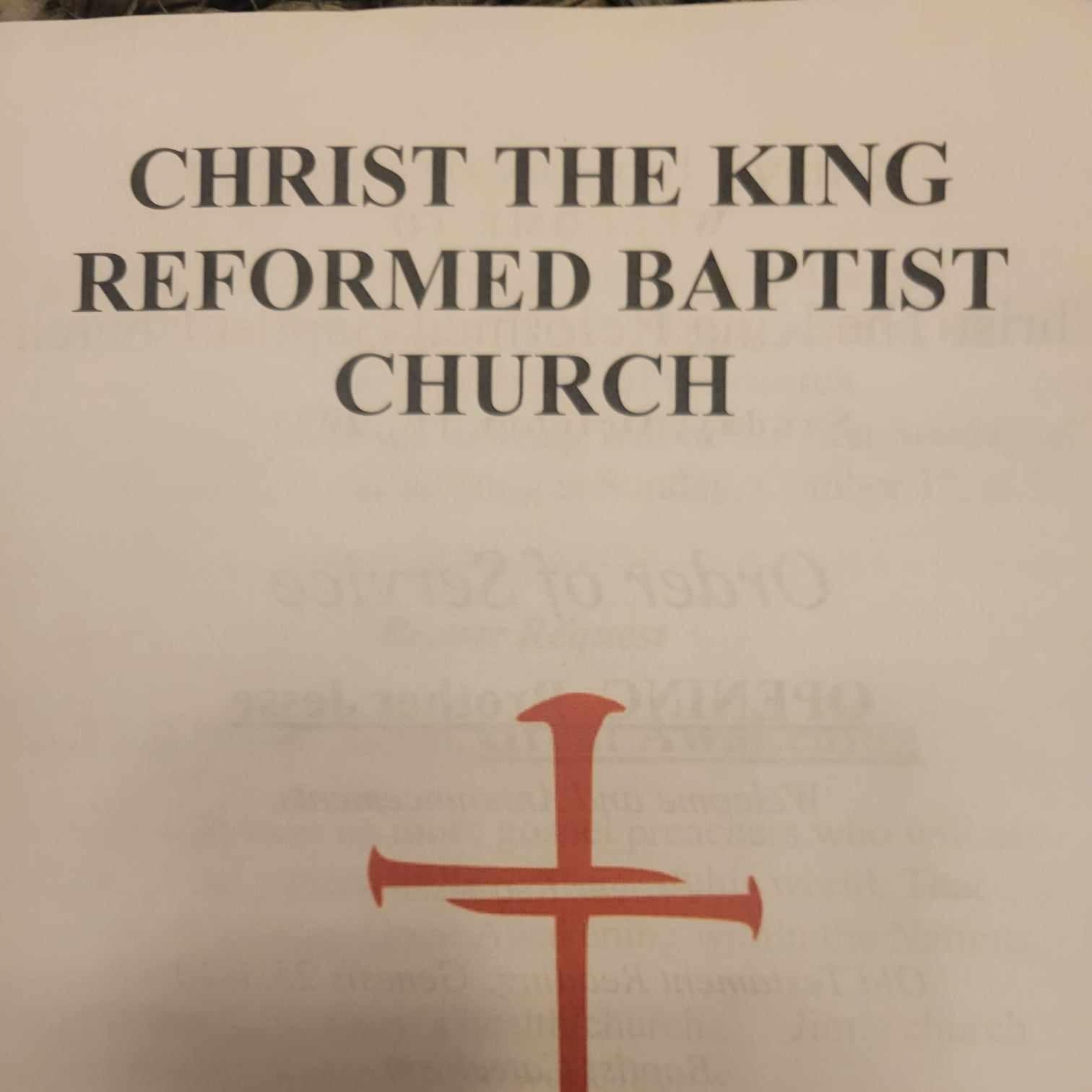 Christ the King Reformed Baptist Church