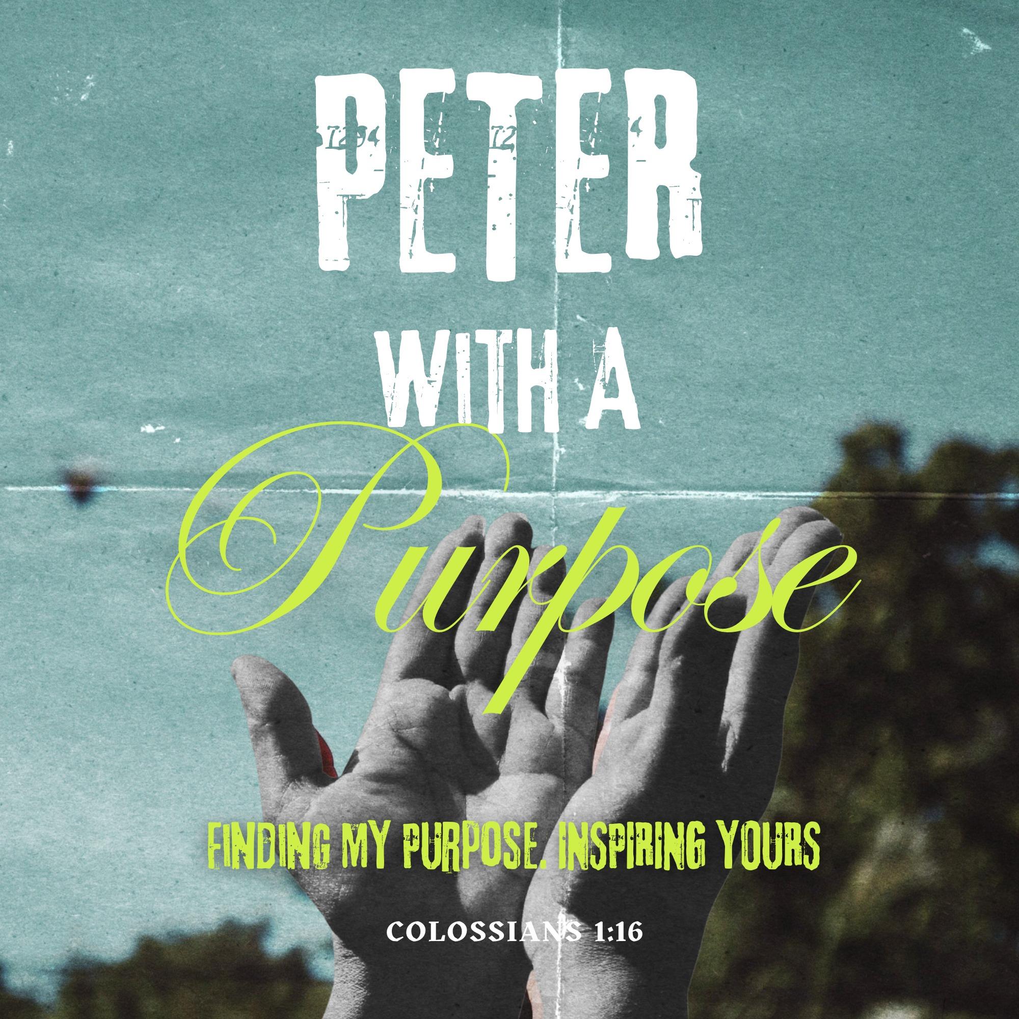 Peter With A Purpose