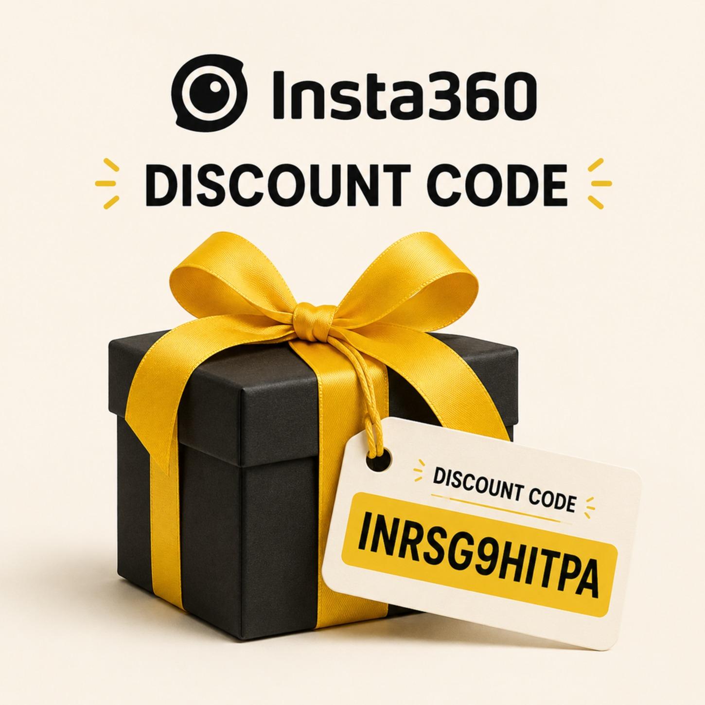 Insta360 Coupon Code: “INRSG9HITPA” - My Journey