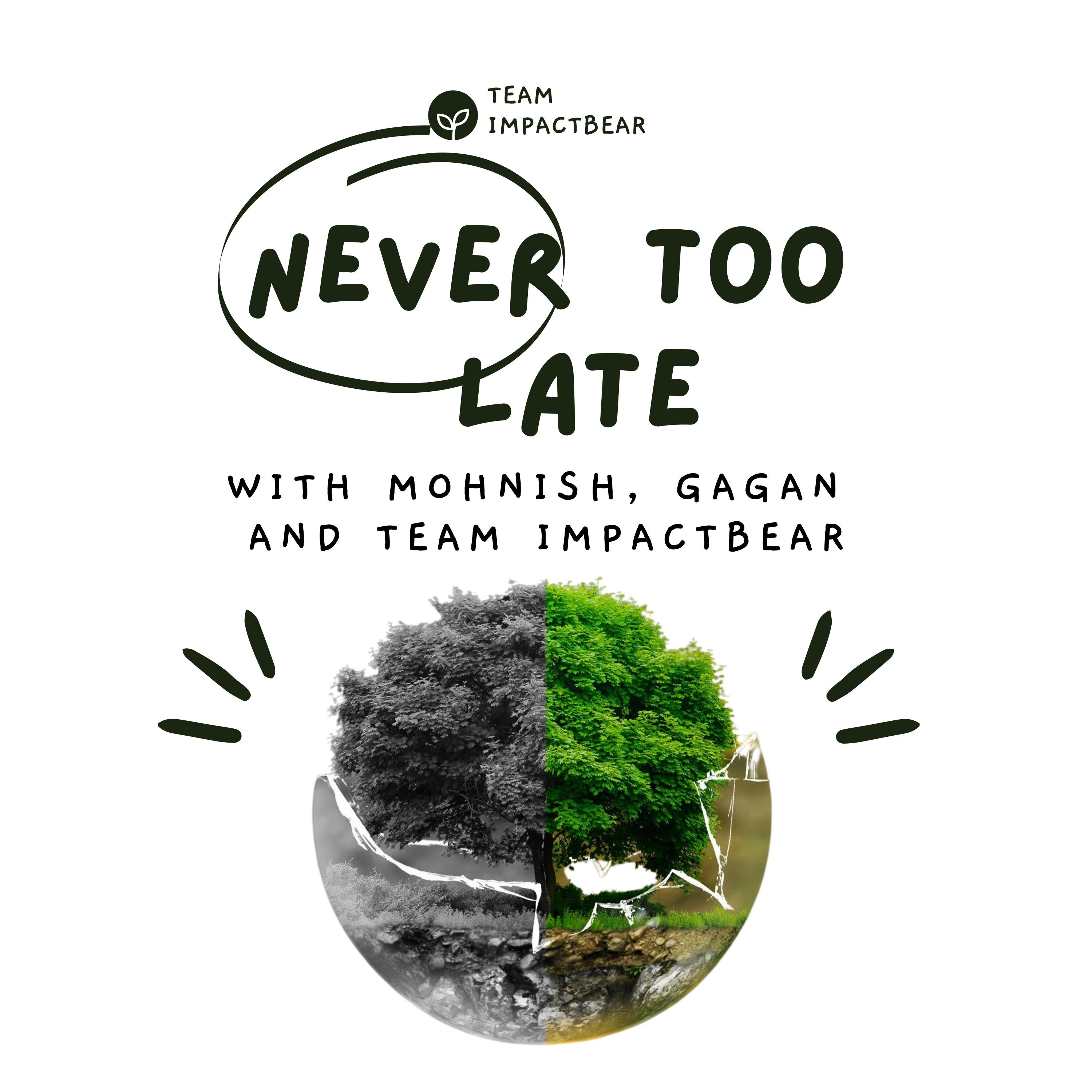 Never Too Late with Mohnish, Gagan and Team Impactbear
