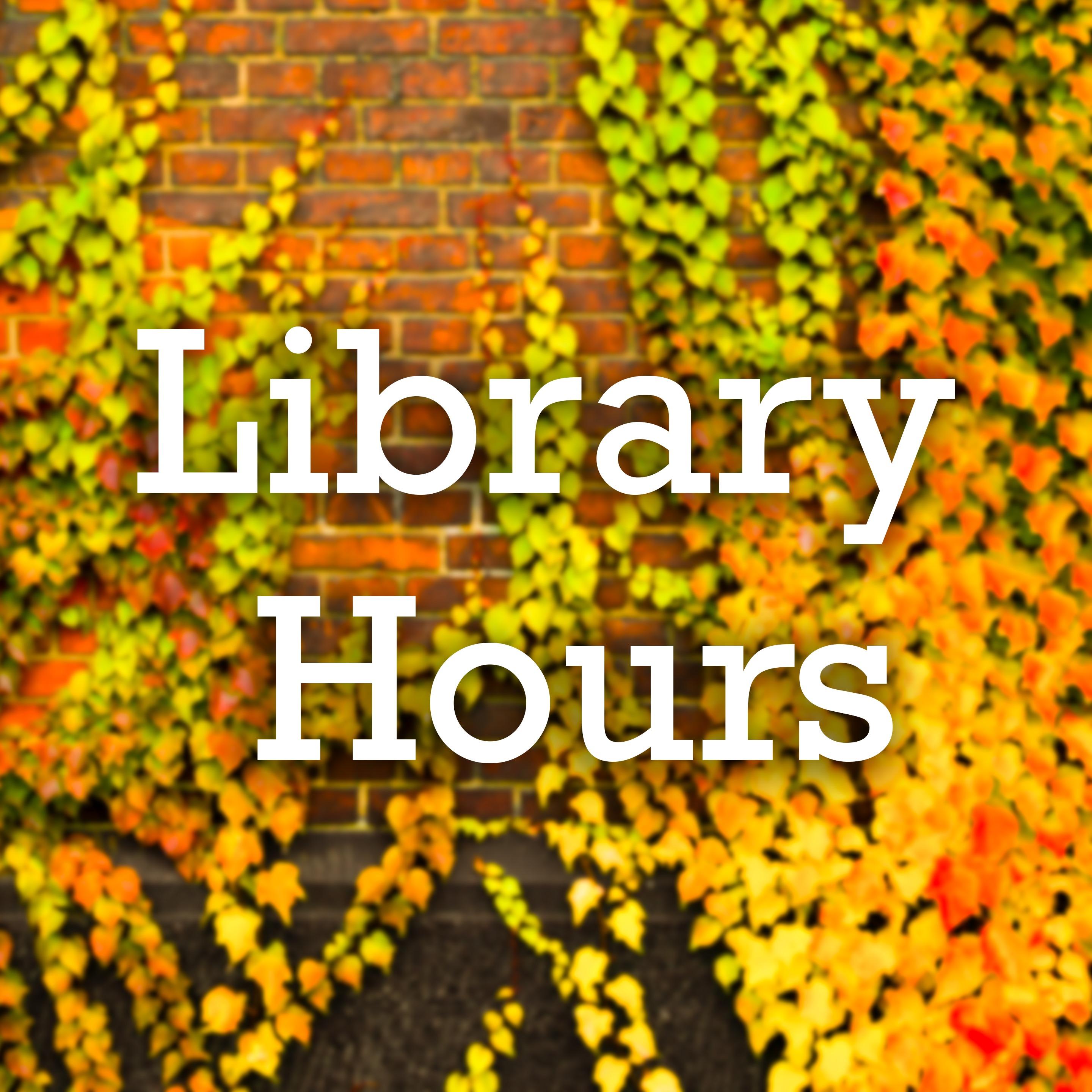 "Library Hours" with Reed Brice