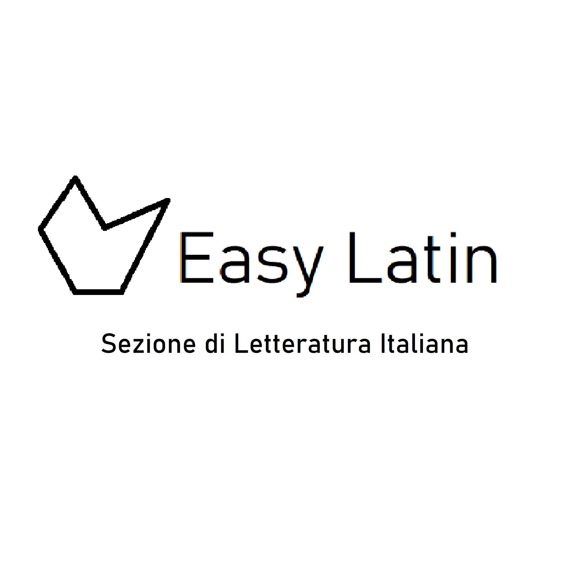 Easy Latin sezione di Letteratura Italiana