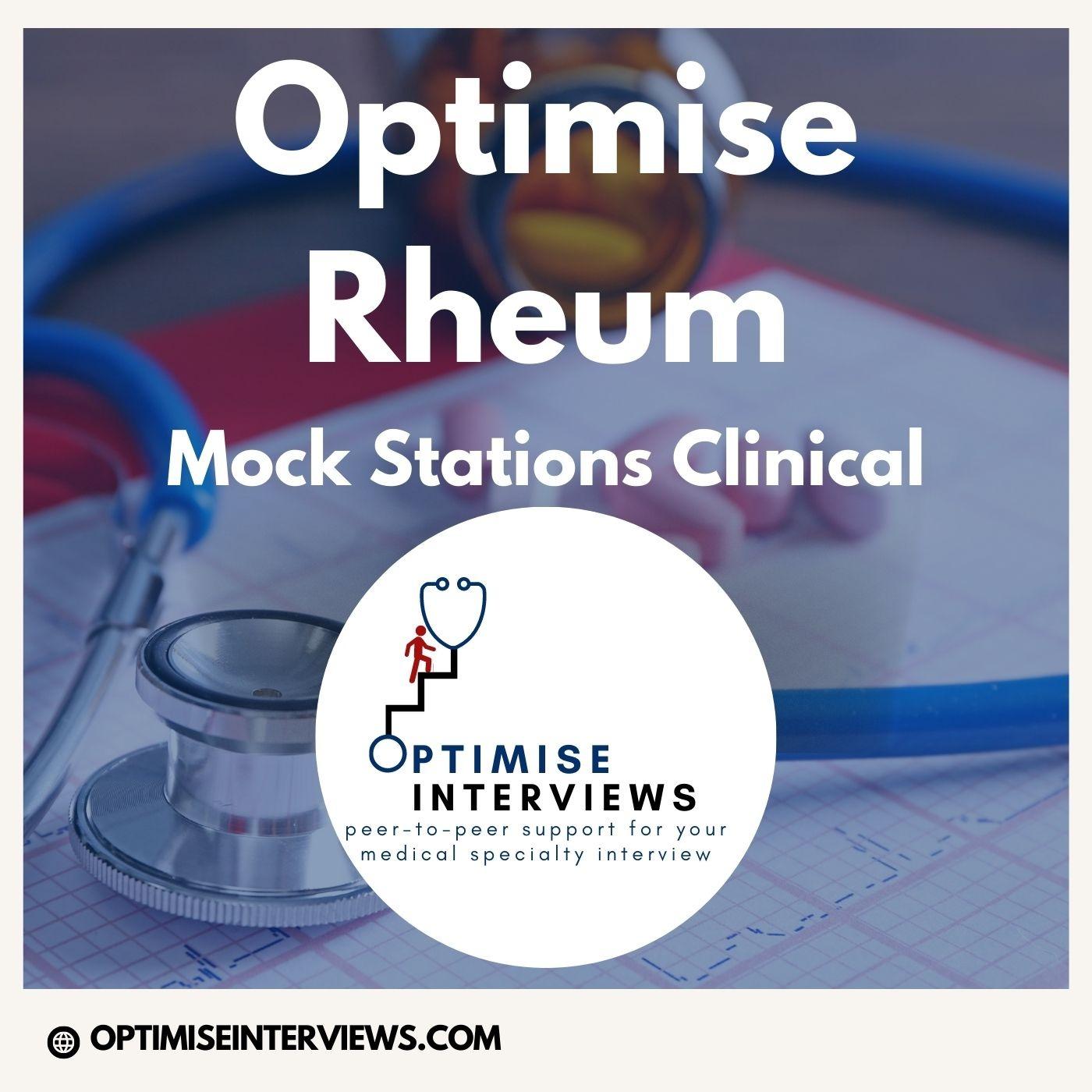 OptimiseRheum - Mock Stations Clinical