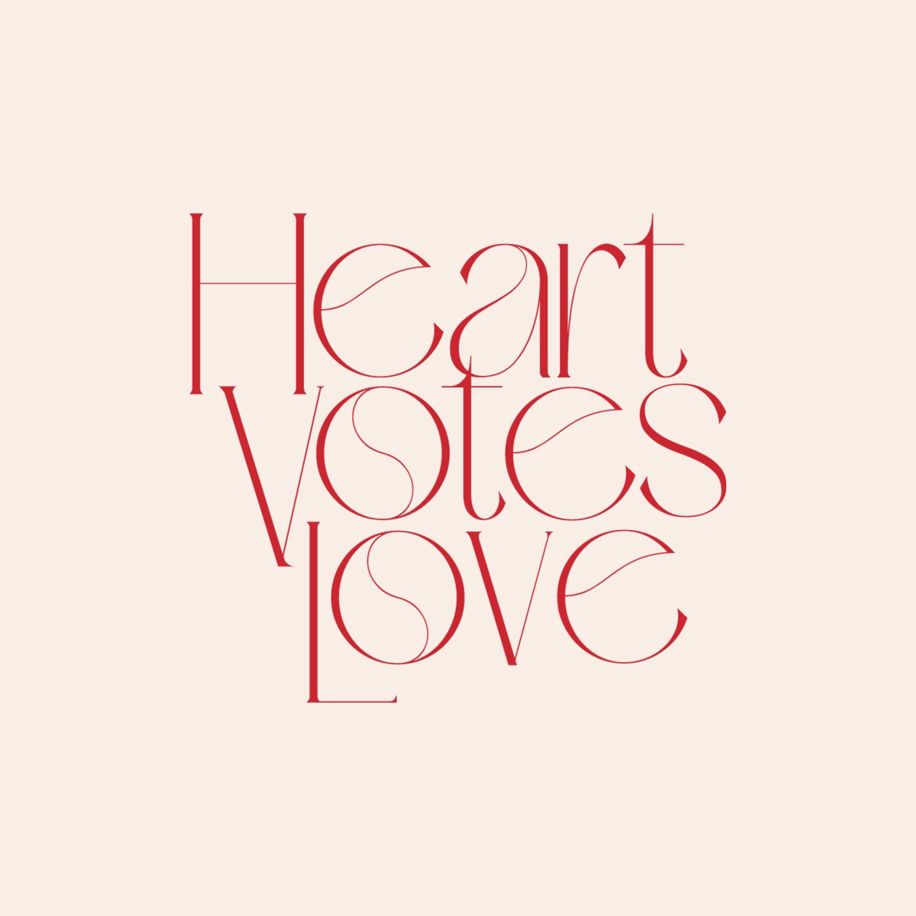 Heart Votes Love