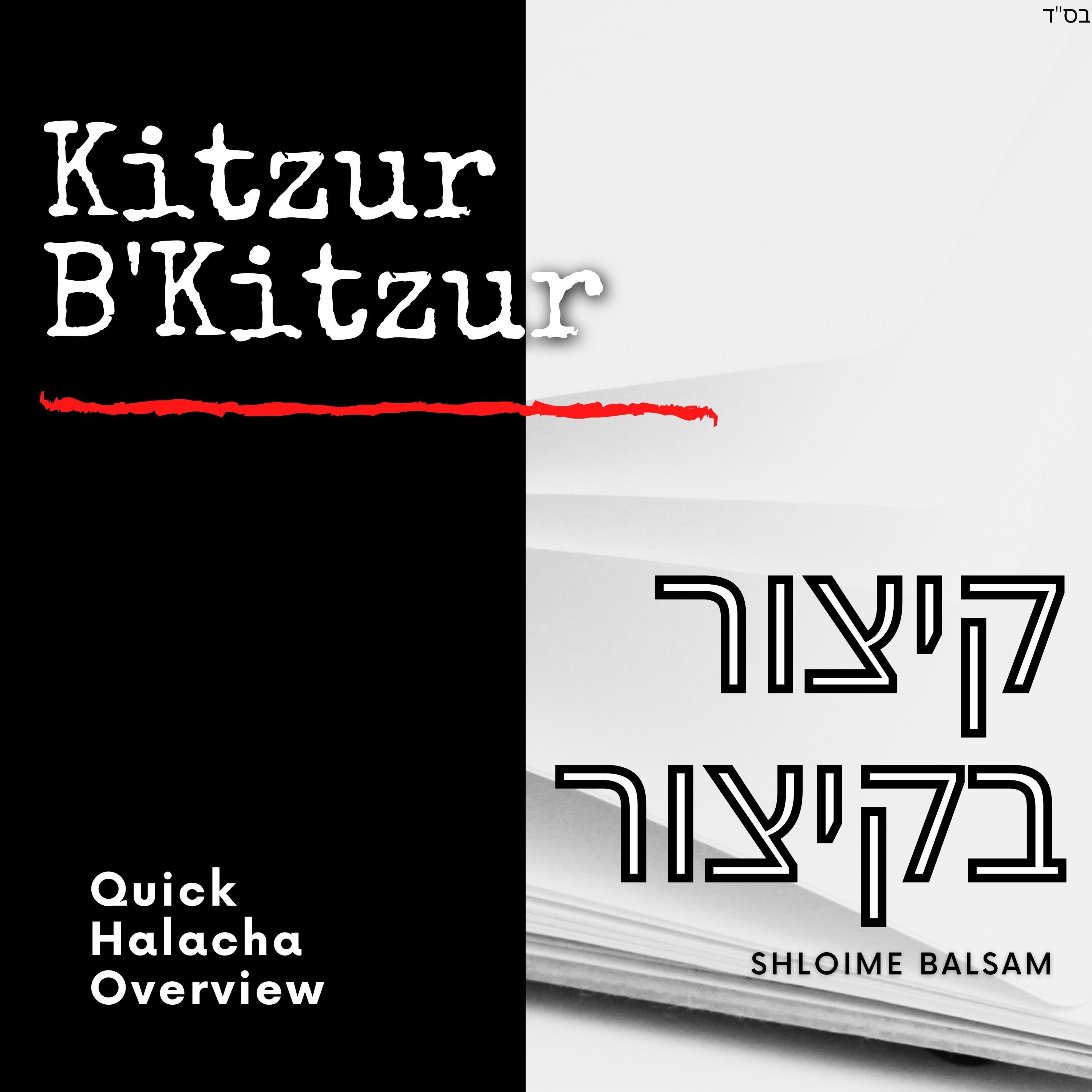Kitzur B'Kitzur Halacha