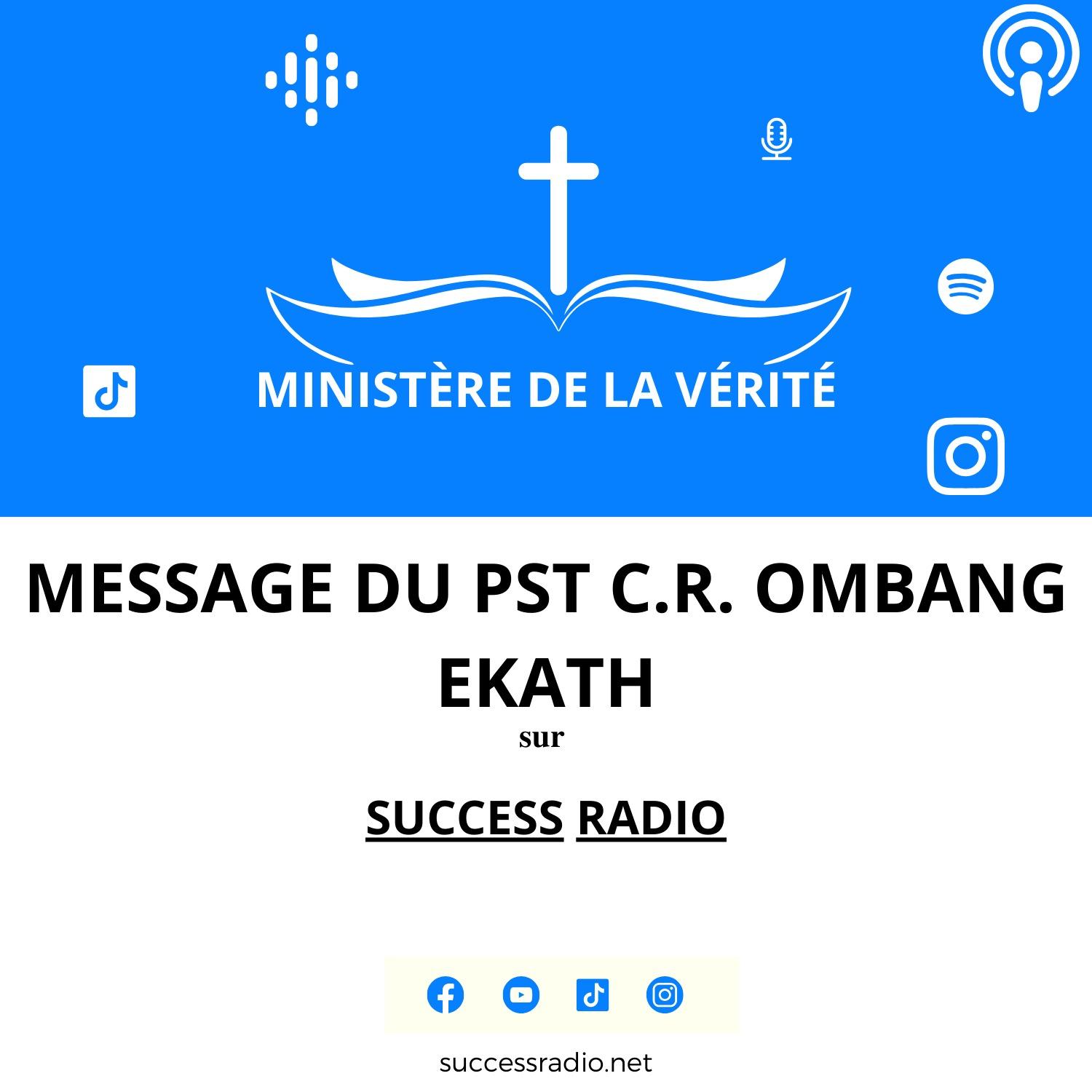 Message du Rev C.R OMBANG EKATH